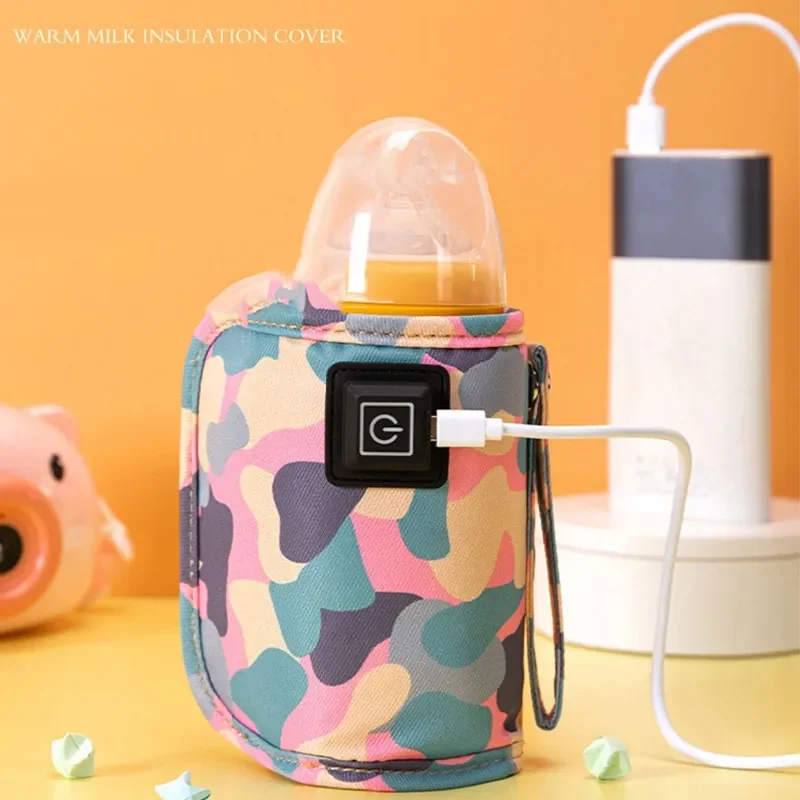 Travel Accessories Kids - USB เครื่องอุ่นนมรถเข็นเด็กฉนวนกระเป๋าขวดนมเด็กเครื่องทําความร้อนปลอดภัยเด็กอุปกรณ์สําหรับทารกอุปกรณ์เสริมการเดินทางกลางแจ้ง