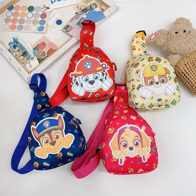 Travel Accessories For Girls - กระเป๋าสะพายข้างลายการ์ตูน Paw Patrol สำหรับเด็กชาย เด็กหญิง เด็กเล็ก