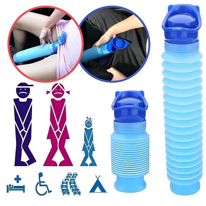 Travel Accessories Kids - ขวดฉี่แบบยืนพกพาขนาด750มล. สำหรับอุปกรณ์ตกแต่งรถยนต์กระโถนผู้ใหญ่รถหดสำหรับตั้งแคมป์กลางแจ้ง