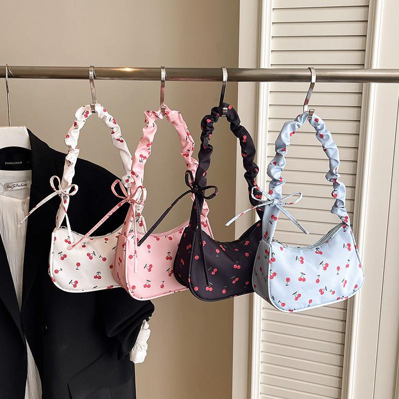 กระเป๋าสะพายไหล่ผ้าแคนวาสลายดอ - Travel Accessories For Girls บทวิจารณ์และราคา