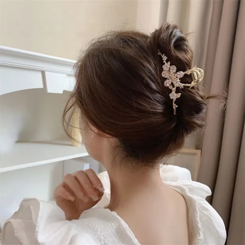 กิ๊บติดผมโลหะ 1 ชิ้น ประดับมุก - Travel Accessories For Girls บทวิจารณ์และราคา