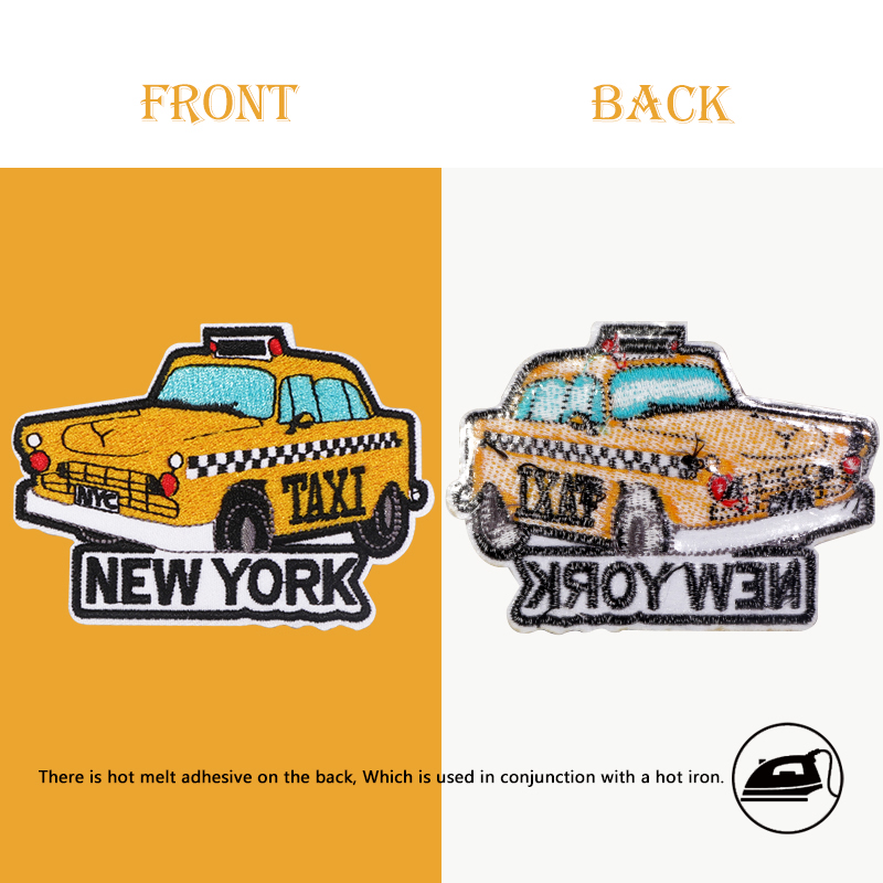 1PC New York Taxi Travel แพทช์ - Travel Accessories New York บทวิจารณ์และราคา