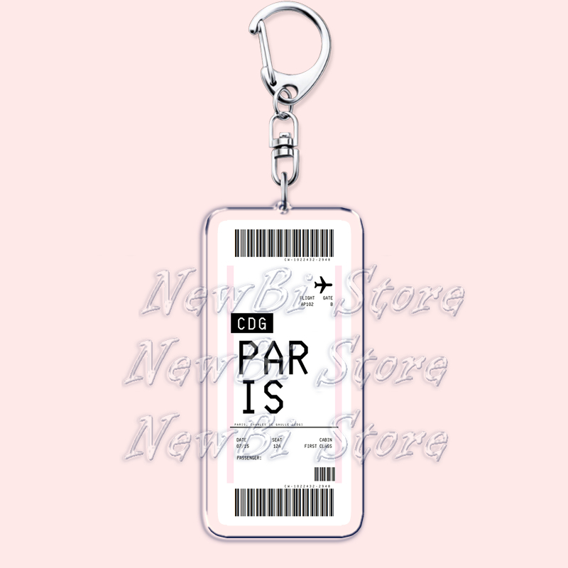 พวงกุญแจเครื่องบินตั๋วบอร์ดดิ้ - Travel Accessories New York บทวิจารณ์และราคา