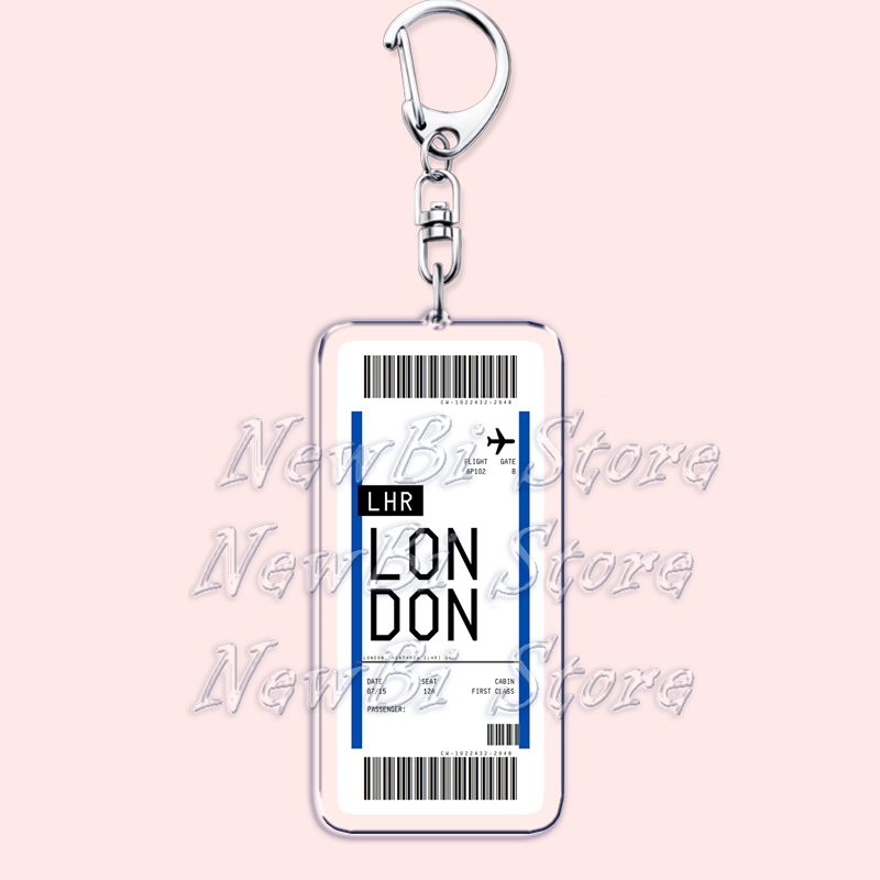 พวงกุญแจเครื่องบินตั๋วบอร์ดดิ้ - Travel Accessories New York บทวิจารณ์และราคา