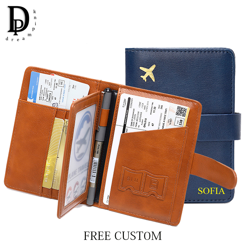 ตัวอักษรที่กําหนดเองกระเป๋าสตา - Travel Accessories Passport Holder บทวิจารณ์และราคา