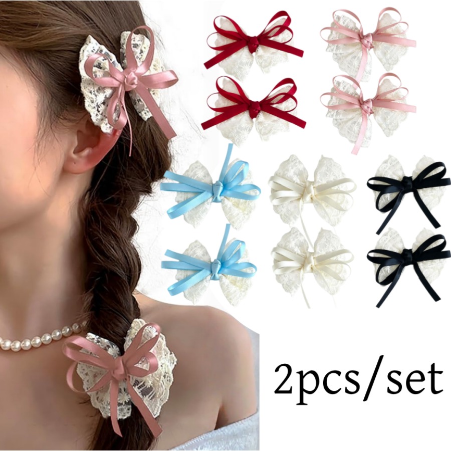 กิ๊บติดผมลูกไม้โบว์น่ารัก 2 ชิ - Travel Accessories Kids บทวิจารณ์และราคา
