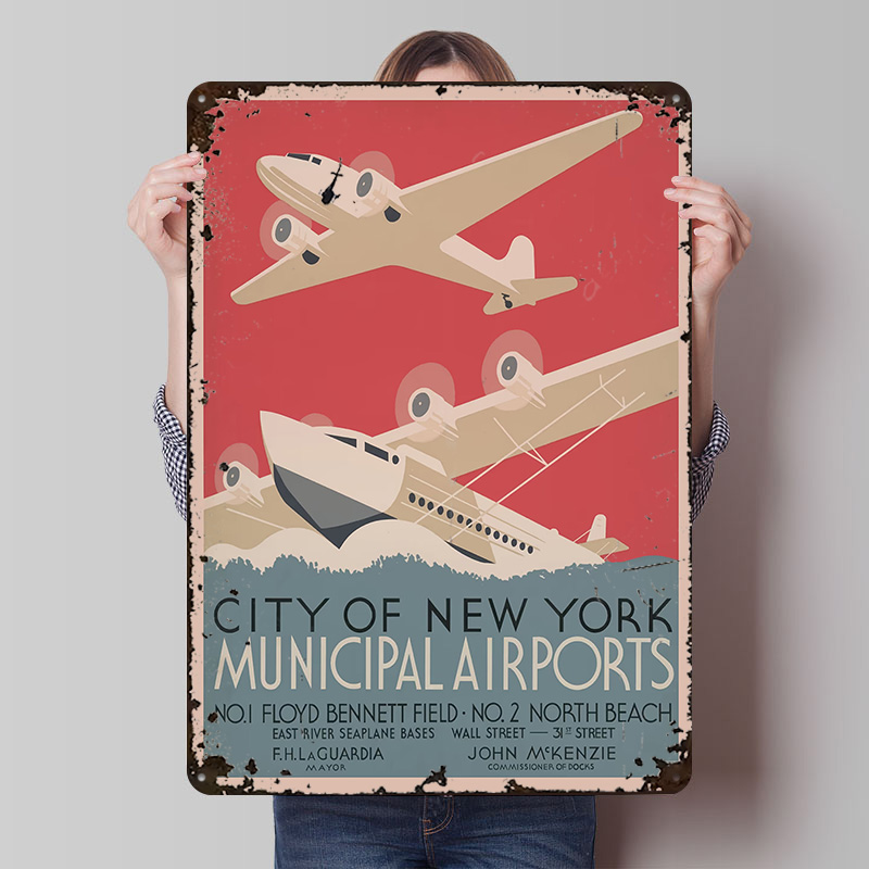 โปสเตอร์พิมพ์ลายการเดินทางสนาม - Travel Accessories New York บทวิจารณ์และราคา