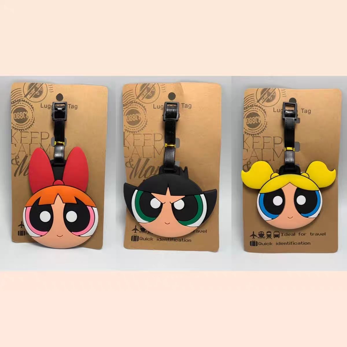จี้กระเป๋าอนิเมะ The Powerpuff - Travel Accessories For Girls บทวิจารณ์และราคา