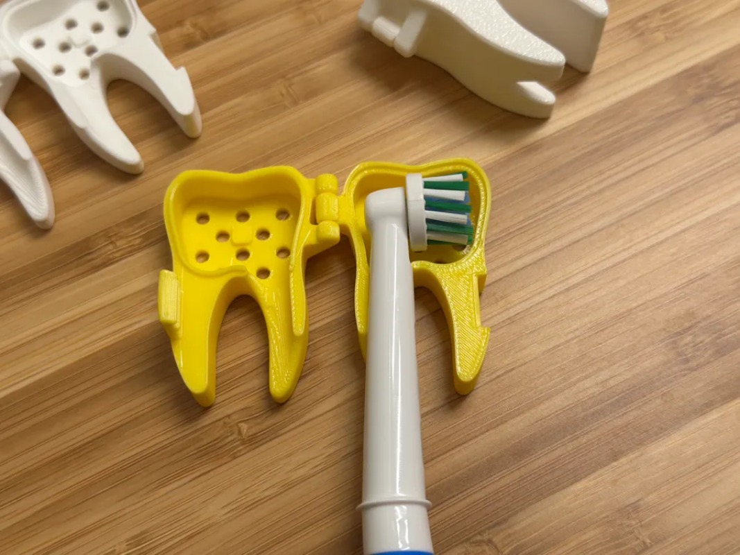 ฝาครอบป้องกันรูปฟันน่ารักพิมพ์ - Travel Accessories To 3D Print บทวิจารณ์และราคา