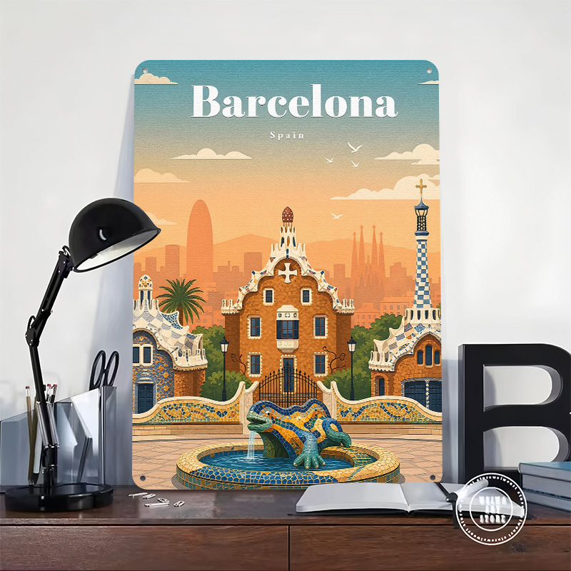 โปสเตอร์ลายพิมพ์ 3 มิติ บาร์เซ - Travel Accessories To 3D Print บทวิจารณ์และราคา