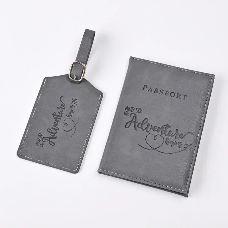 ใหม่สีม่วง PU หนังผู้ถือหนังสื - Travel Accessories Passport Holder บทวิจารณ์และราคา