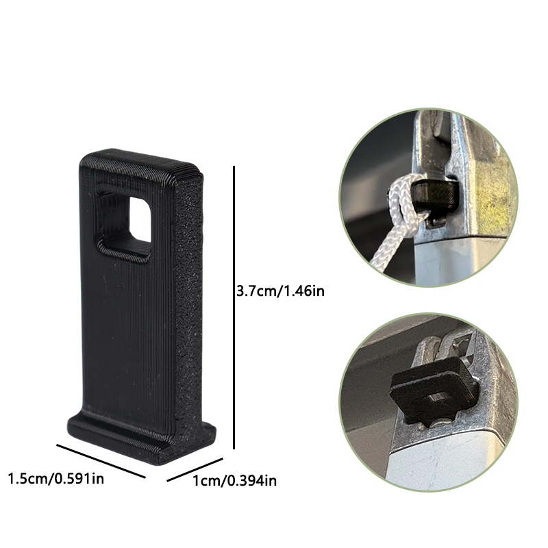 ตะขอเกี่ยวสายรัดกันแดดกันลม 3  - Travel Accessories To 3D Print บทวิจารณ์และราคา