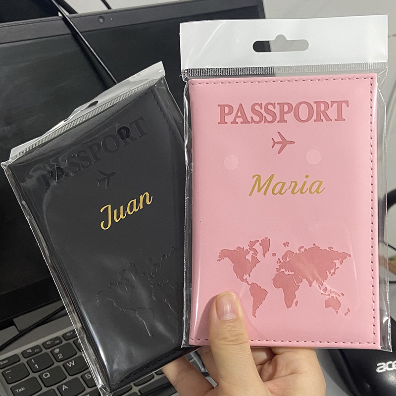 Custom Gold สีชื่อหนังสือเดินท - Travel Accessories Passport Holder บทวิจารณ์และราคา