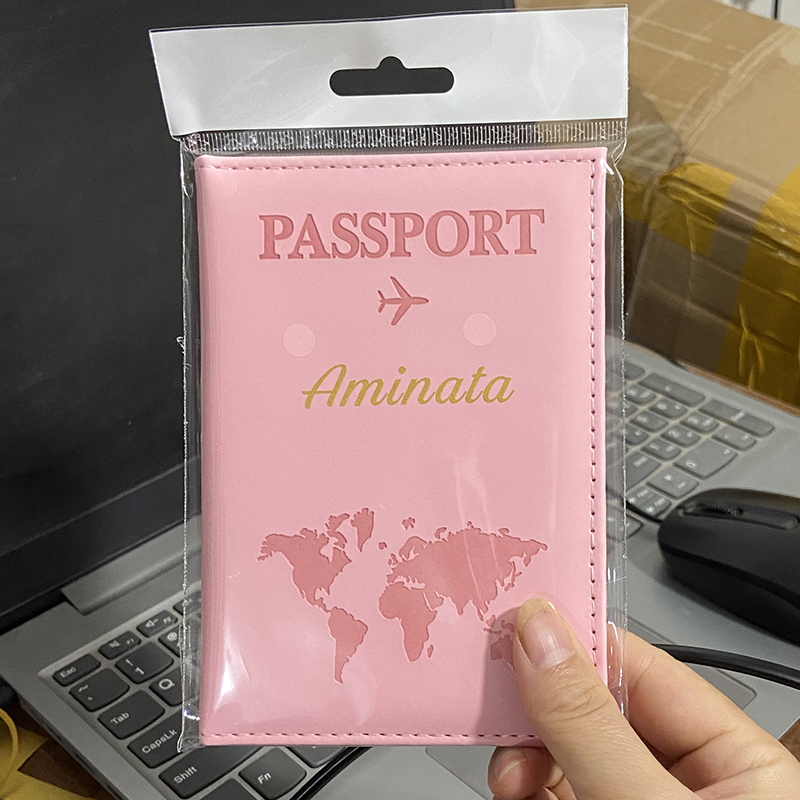 Custom Gold สีชื่อหนังสือเดินท - Travel Accessories Passport Holder บทวิจารณ์และราคา