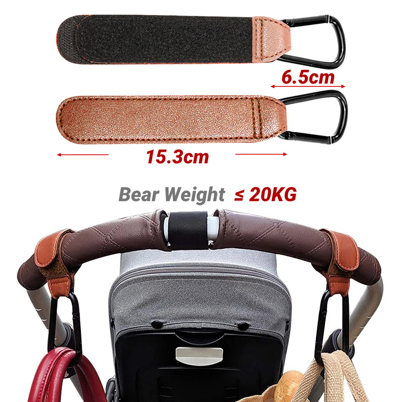 1ชิ้นตะขอรถเข็นเด็กทารกหนัง PU - Travel Accessories For 10 Year Old Girl บทวิจารณ์และราคา